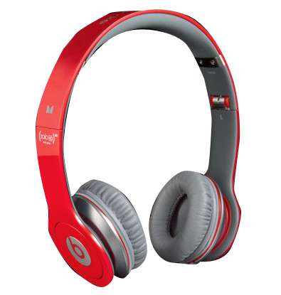 Beats Solo HD with ControlTalk by Dr Dre Headphones Red