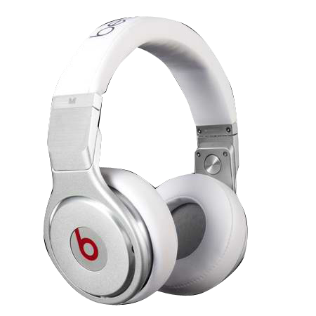 Monster Beats Pro High Power Performance Headphones White